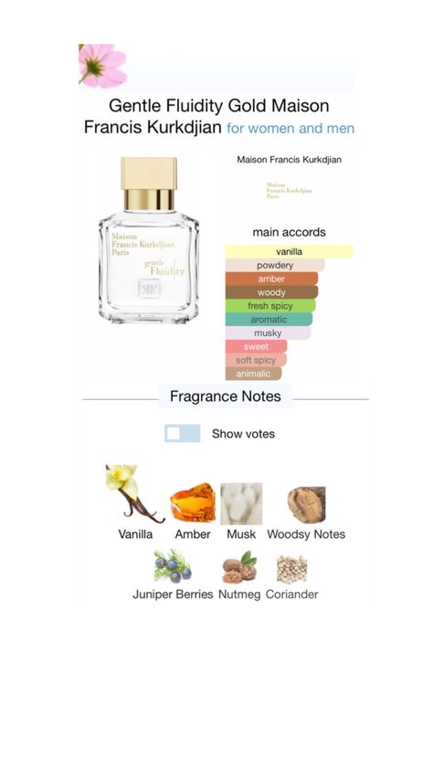 perfume Maison Francis Perfume, Maison Kurkdjian Perfume, Maison Kurkdjian, Feminine Gaze, Maison Francis Kurkdjian Gentle Fluidity, Gentle Fluidity Gold, Gentle Fluidity, Perfume Notes, Perfume Collection Fragrance