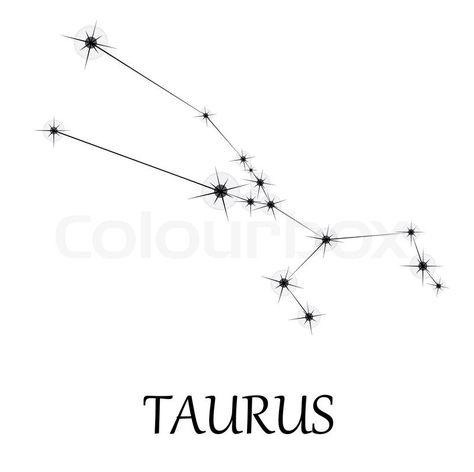 Zodiac Constellation Tattoo, Constellation Drawing, Taurus Constellation Tattoo, Aries Constellation Tattoo, Zodiac Sign Taurus, Taurus Constellation, Constellation Tattoo, Taurus Tattoos, Bull Tattoos