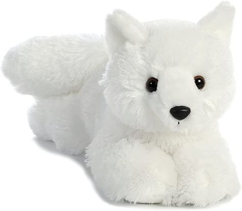 Aurora 31568 Arctic Fox Flopsie Plush Stuffed Animal 12", Animals - Amazon Canada Fox Stuffed Animal, Arctic Fox, Cute Stuffed Animals, Toy Organization, White Fox, Plush Animals, Soft Toy, Soft Plush, Stuffed Animals