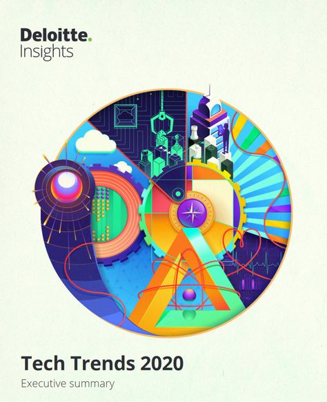 Deloitte Tech Trends 2020 on Behance Tech Moodboard, Poster Idea, Disruptive Technology, Tech Branding, Graphics Layout, Graphic Ideas, Modern Tech, Graphic Style, Technology Trends