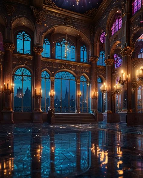 Fantasy Palace Interior, Fantasy Castle Interior, Royal Castles Interior, Magical Palace, Castle Ballroom, Fantasy Hotel, Fantasy Palace, Heaven Aesthetic, Fantasy Interior