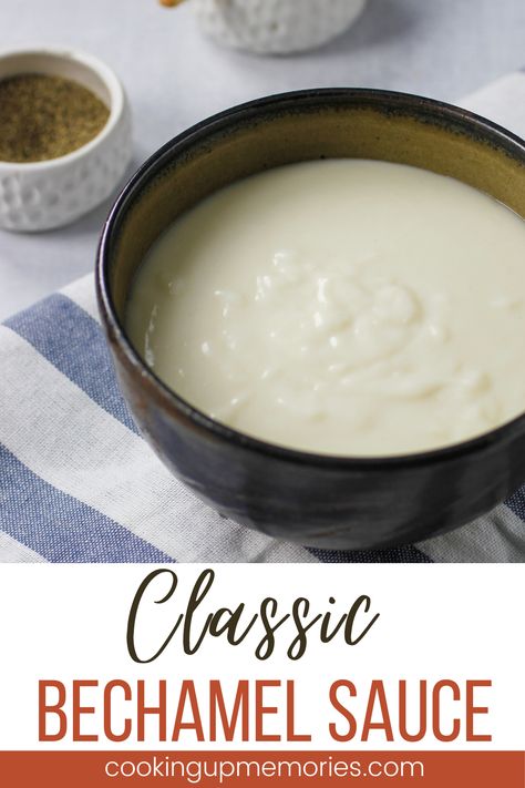 Bachemelle Sauce, Bechemel Sauce, Quick Pasta Sauce, Butter Cream Sauce, Dairy Free Soup, 5 Ingredient Recipes, Bechamel Sauce, Pasta Dinner Recipes, Sausage Gravy