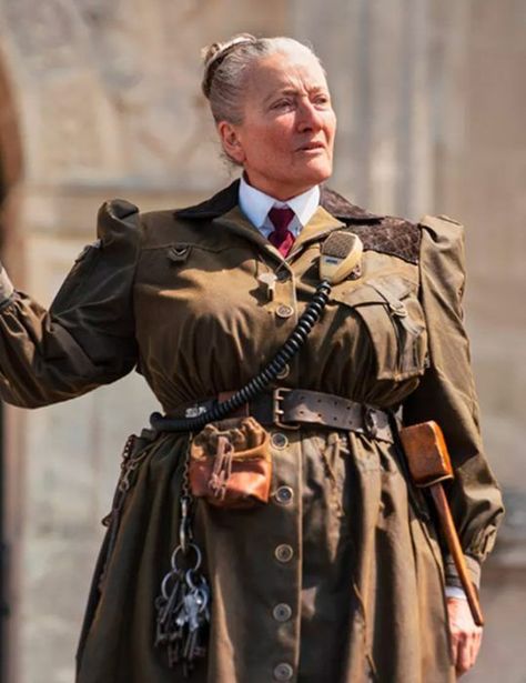 Matilda The Musical Costume, Matilda Trunchbull, Mrs Trunchbull Costume, Miss Trunchbull Costume, Matilda Makeup, Matilda Miss Trunchbull, Trunchbull Costume, Ordinary Monsters, Ms Trunchbull