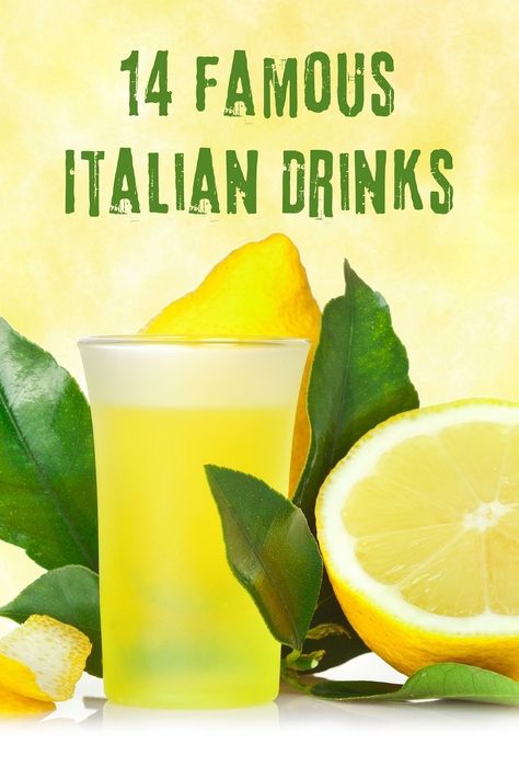 14 Famous Italian Drinks To Try In Italy (Or At Home) - Visit Prosecco Italy Italian Alcoholic Drinks, Prosecco Limoncello, Italian Cocktail Recipes, Spritzer Drink, Italian Red Wine, Traditional Italian Food, Fresh Fruit Drinks, After Dinner Cocktails, Aperol Spritz Recipe