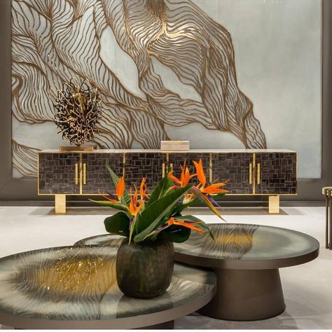 [New] The 10 Best Home Decor (with Pictures) -  Highlights from @isaloniofficial #design #designer #interiordesigner #interiordesign #decor #decoration #dibrands #bykoket #marble #livingroom Forest Rain, Stone Wall Art, Italian Interior, Design Del Prodotto, Luxury Decor, Wall Treatments, New Classic, Ceiling Design, Luxury Living Room