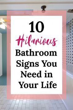 Bathroom Quotes Decor, Bathroom Printables Free, Man Bathroom, Bathroom Door Sign, Bathroom Quotes, Bathroom Printables, White Bathroom Tiles, Door Signs Diy, Funny Home Decor