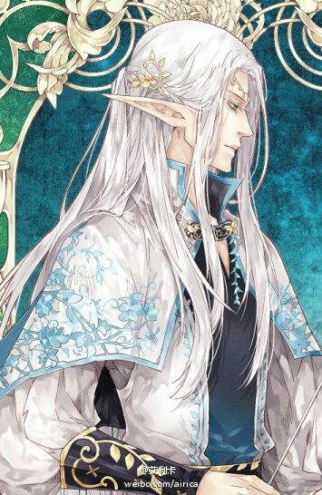 Long White Hair, An Anime, White Hair, Anime Character, Elf, The Story, Green, Hair, Anime