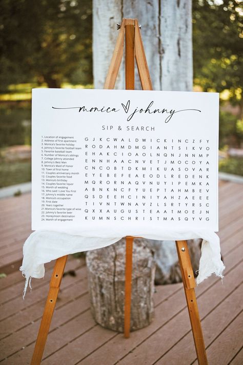 Wedding Word Search Party Game, Modern Wedding Reception Games, Bachelorette Party Games, Bridal Shower Word Search Game, Baby Trivia Games Wedding Guest Word Search, Wedding Word Search, Games Bachelorette Party, Puzzle Printable, Reception Games, Wedding Reception Games, Modern Wedding Reception, Intimate Gathering, Wedding Reception Fun