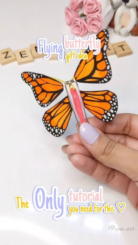 Flying Butterfly Card, Prateek Kuhad, Kraf Kertas, Flying Butterfly, Book Crafts Diy, Diy Birthday Gifts For Friends, Diy Gift Set, Easy Paper Crafts Diy, Handmade Paper Crafts