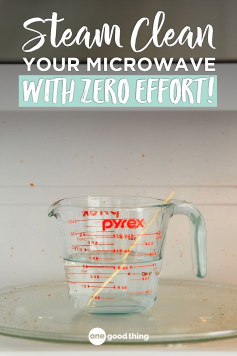 I'm sharing 2 easy methods to clean your microwave! Both utilize the power of steam to loosen baked-on messes, which makes cleaning faster and easier! #cleaningtips #microwavecleaning Steam Clean Microwave, Microwave Cleaning Hack, Easy Microwave Cleaning, Microwave Hacks, Shower Cleaning Hacks, Clean Microwave, Diy Cleaning Hacks, Homemade Cleaning Products, Household Cleaning Tips