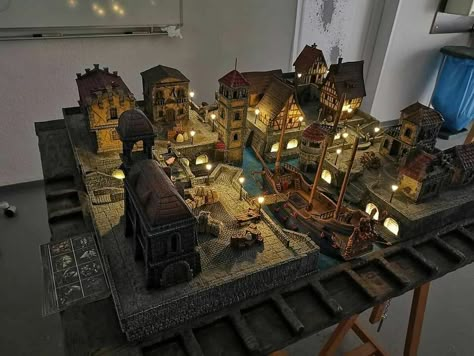 Dnd Room, Dnd Table, Dnd Diy, Dnd Crafts, Dnd Mini, Wargaming Table, Warhammer Terrain, Miniature Gaming, Game Terrain