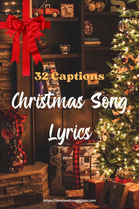 It just wouldn't feel like Christmas without these best Christmas song lyrics as captions for your holiday photos! You will be humming them.... | best Christmas song lyrics | best Christmas song lyrics as Instagram captions | Instagram captions for Christmas photos | via @GGeorgina_timelesstravelsteps/ Christmas Songs Wallpaper, Christmas Travel Quotes, Song Lyrics As Captions, Christmas Songs Quotes, Christmas Song Lyrics Wallpaper Aesthetic, Lyrics As Captions, Christmas Lyrics Quotes, Christmas Song Lyrics Quotes, Christmas Music Quotes