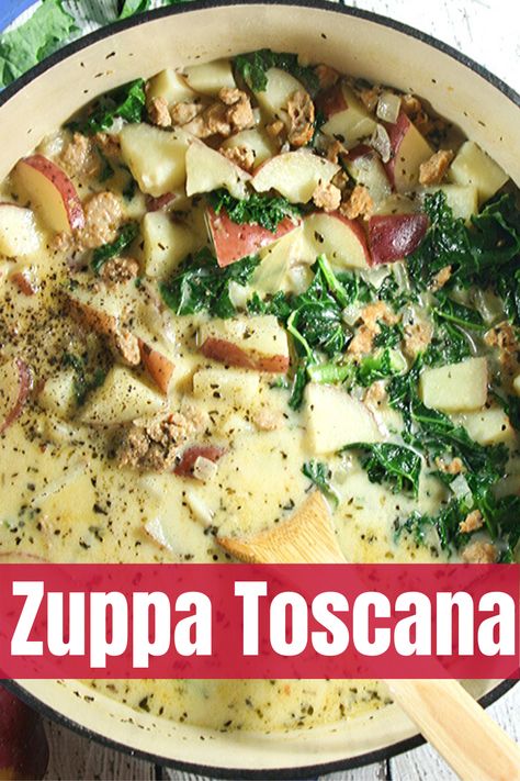 Popular Soups, Bacon Turkey, Olive Garden Soups, Zuppa Toscana Soup, Toscana Soup, Italian Sausage Soup, Italian Foods, Sausage Soup, Savory Soups