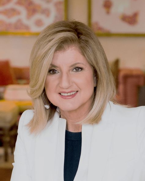 Arianna Huffington gives insight to balancing work and well-being. Becoming Your Best Self, Arianna Huffington, Mental Health Month, Female Role Models, Sleep Help, Online Therapy, Young Professional, Your Best Self, Good Mental Health