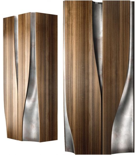 Column Cladding, Cladding Design, Interior Columns, Pillar Design, Column Design, Leather Wall, Milan Design, Restaurant Interior Design, Milan Design Week