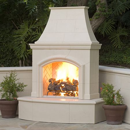 Kingston Outdoor Fireplace Vented Gas Fireplace, Vent Free Gas Fireplace, Gas Log Sets, Fireplace Cover, Cement Color, Free Gas, Outdoor Fireplaces, Charred Wood, Fire Features