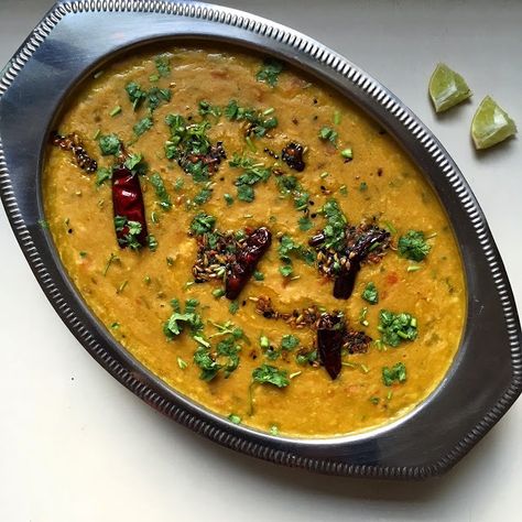 Recipe for Rajasthani Panchmel Dal / Panch Kuti Dal | Saffron Trail Panchmel Dal, Garlic Dip, Spicy Dishes, Homemade Butter, Evening Snacks, Indian Dishes, Best Dishes, Meat Dishes, Vegetable Dishes