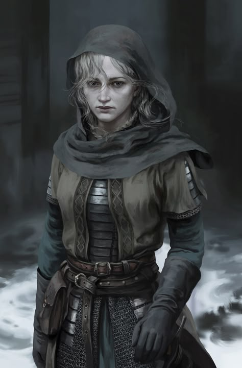 Semi Realism, Female Fighter, Female Character Concept, Fantasy Portraits, Fairytale Art, Fantasy Armor, Fantasy Rpg, Fantasy Inspiration, Medieval Fantasy