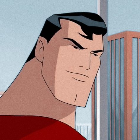 Character: Superman Tv Show: Justice League Unlimited 2004 #icon #superman #icons #clarkkent #aesthetic #cartoon #warnerbros #dc #comics #justiceleague #superhero #hero Superman Justice League Unlimited, Animated Superman, Superman The Animated Series, Drawing Superheroes, Aesthetic Cartoon, Justice League Unlimited, Cartoon Face, Dc Icons, Batman And Superman