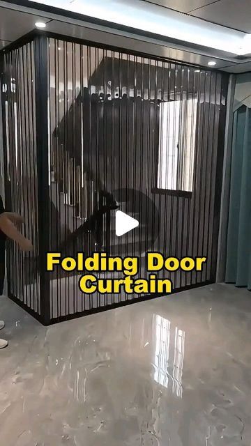 chinawindowdoors on Instagram: "Crystal folding doors can isolate the cooking fumes from the kitchen, prevent the air conditioning in the living room from leaking to the stairs,  protect the door, and save space #slidingdoor #glassdoor #glassdoors #aluminiumdoors #foldingdoor #aluminumwindows #safetydoor #ptdoor #decoration #architecture  #building #renovation #houserenovation #chinawindowdoors #windowfactory #aluminiumfabrication #interiordesign #homedeco #customgate #door  #aluminiumprofiles #decorideas #homedecor #decor #style #art #tottme #tottmetal" Accordion Folding Doors, Space Saving Doors, Folding Doors Interior, Good Night Cards, Custom Gates, Folding Door, Building Renovation, Smart Ideas, Aluminium Windows