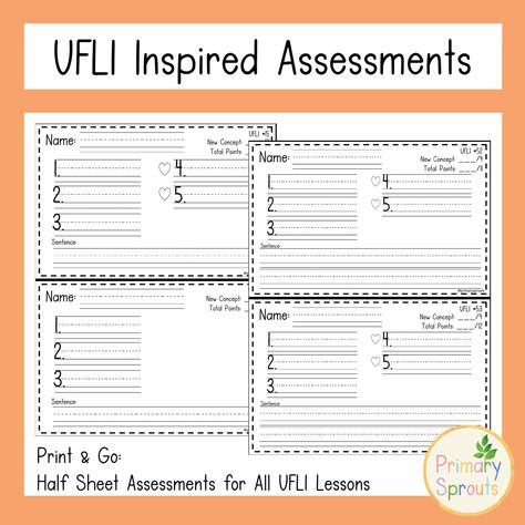 Ufli Foundations Activities, Ufli Foundations 2nd Grade, Ufli Foundations Phonics, Ufli Foundations Kindergarten, Rti Reading Interventions First Grade, Reading Assessment Kindergarten, Ufli Foundations First Grade, Ufli Foundations, Fluency Assessment