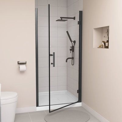 The pivot frameless glass shower door combines modern elegance with practical functionality, featuring a sleek, unobstructed glass design that enhances any bathroom decor by creating a spacious, open feel. Made from 1/4"(6mm) SGCC & ANSI certified tempered glass for long-lasting safety and clarity, the frameless shower door operates smoothly on a pivot mechanism, and the frameless structure of the pivot swing shower door simplifies cleaning while allowing maximum natural light to illuminate the Single Shower Door, Shower Glass Door, Bathroom Glass Door, Lottery Win, Glass Shower Doors Frameless, Homestead House, Glass Shower Door, Frameless Shower Door, Shower Glass