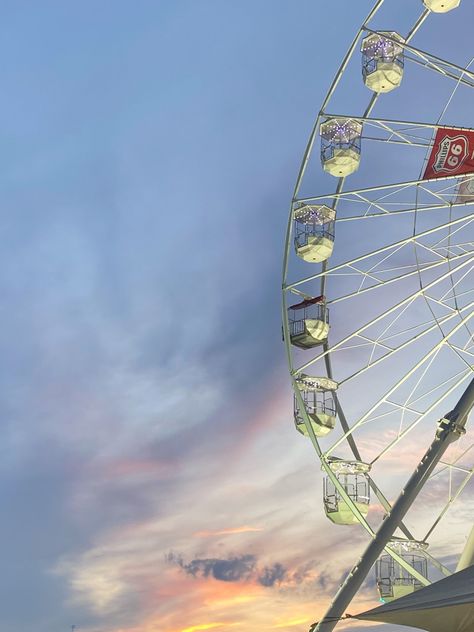 Blue Hour Ferris Wheel, Blue Hour, Ferris Wheel, Fair Grounds, Blue, Travel