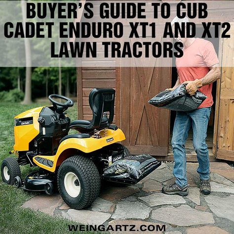 Buyer's Guide to Cub Cadet Enduro XT1 and XT2 Lawn Tractors Cub Cadet Tractors, Snow Blades, Lawn Tractors, Riding Mower, Garden Tractor, Cub Cadet, Lawn Tractor, Buyers Guide, Riding Lawnmower