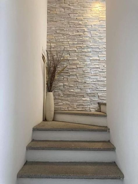 Stair Case Wall Design Interiors, Staircase Entrance Design, Stairway Decorating Ideas Wall, Stair Case Wall Design, Staircase Room, Decorating Front Door, Front Entrance Decor, Staircase Interior Design, Staircase Wall Decor