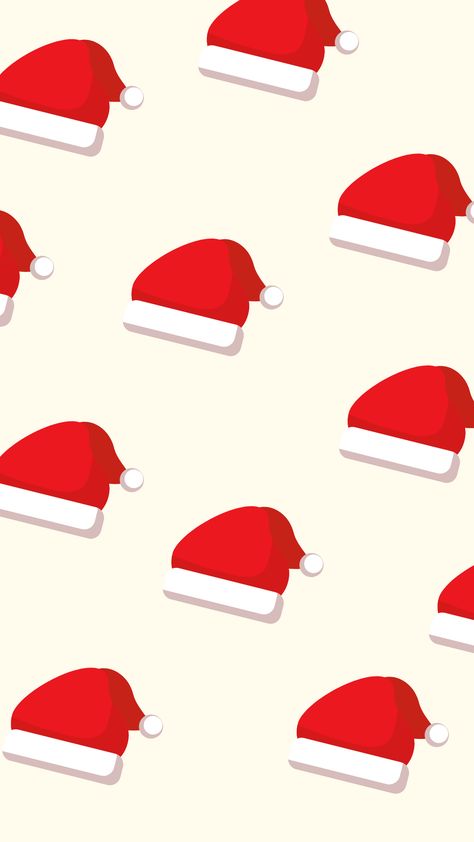 Santa Hat Wallpaper, Hat Wallpaper, Christmas Lights Wallpaper, Lights Wallpaper, Hat Aesthetic, Christmas Wallpapers, Cute Fall Wallpaper, Collage Wallpaper, Cute Christmas Wallpaper