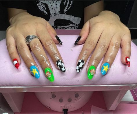 Mario kart nails Mario Kart Nails, Mario Kart, Mario, Key, Nails