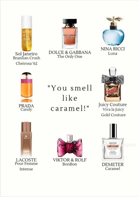 Smell Like Caramel, Perfume Hacks, Fragrance Lab, Fragrances Perfume Woman, Perfume Collection Fragrance, Body Smells, Viktor Rolf, Perfume Scents, Perfume Lover