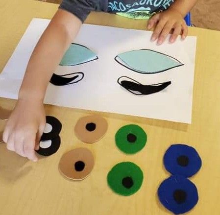 Eye Senses Activities, Eye Activity For Preschool, Eyes Activity For Preschool, Five Senses Art For Toddlers, Eyes Activities For Preschool, Eye Activities For Preschool, Eye Lesson, Body Parts Preschool Activities, All About Me Preschool Theme