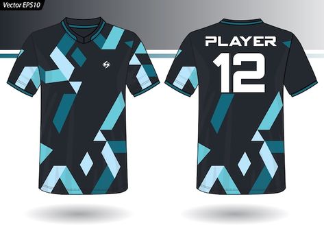 Sport Shirt Design Football, Sports Jersey Design T Shirts, Sports T Shirt Design, Sublimation Jersey Design, Sports Jersey Template, Sport Jersey Design, Football Jersey Design, Volleyball Jersey Design, Sports Apparel Design