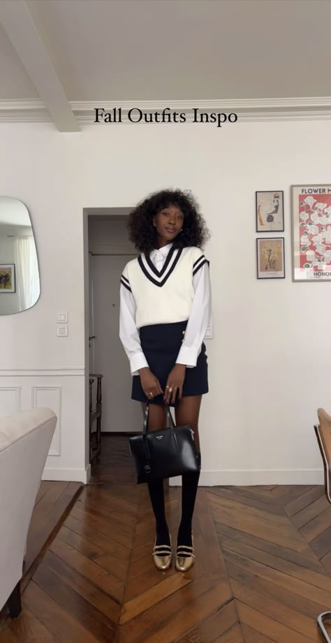 Emmanuelle Koffi Style, Emmanuelle Koffi, 2025 Aesthetics, Flamboyant Gamine Outfits, Black Dark Academia, Gamine Outfits, Autumn Princess, Outfit Collages, Romantic Dresses