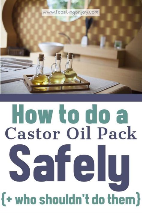 How to do a Castor Oil Pack Safely {+ Who Shouldn't do Them} | Feasting On Joy Whole Body Cleanse, Thyroid Healing, Castor Oil Benefits, Castor Oil Packs, Natural Detox Drinks, Clean Diet, Detox Drinks Recipes, Healthy Detox, Body Cleanse