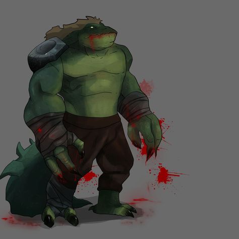 A character design of a humanoid crocodile war style A Character, Character Design, Zelda Characters, Fictional Characters, Art, Design