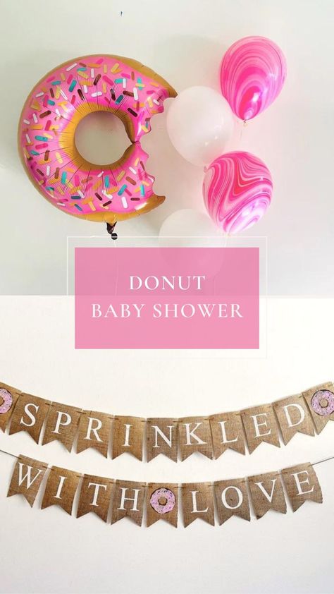 🍩 Introducing our 'Sprinkled with Love' Donut Baby Shower theme – a celebration as sweet as the little one on the way. From delightful donut balloons to charming sprinkle banners, get ready for a shower sprinkled with joy, laughter, and delicious delights! #SprinkledWithLove #DonutBabyShower #SweetCelebration Sprinkle Girl Baby Shower Ideas, Baby Girl Sprinkle Ideas, Donut Baby Shower Ideas, Donut Balloons, Baby Sprinkle Ideas, Sprinkle Ideas, Sprinkled With Love, Sprinkle Shower