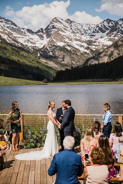 Forest Wedding Venues, Wedding Venues Colorado, Montana Wedding Venues, Forest Wedding Venue, Colorado Mountain Elopement, Food Games, Airbnb Wedding, Colorado Mountain Wedding, Hiking Food