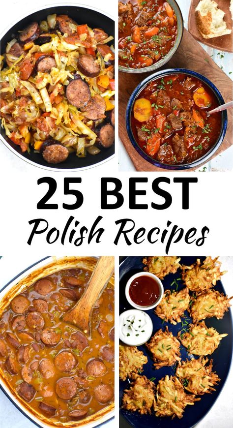 Easy Polish Recipes, Polish Food Traditional, Polish Soup, Polish Recipe, Simple Family Meals, Eastern European Recipes, Fermented Veggies, Chinese Cabbage, Spicy Food