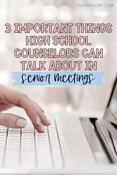 School Counselor Worksheets, High School Counselors Office, Guidance Counselor Office, High School Counseling Office, High School Guidance Counselor, School Counselor Organization, Topics To Talk, School Counselor Lessons, School Guidance Counselor