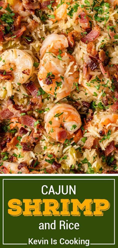 Cajun Shrimp Fried Rice, Cajun Shrimp And Rice, Rice Video, Cajun Shrimp And Grits, Shrimp And Rice Recipes, Cajun Shrimp Recipes, Fun Dinner, Cajun Dishes, Shrimp Fried Rice