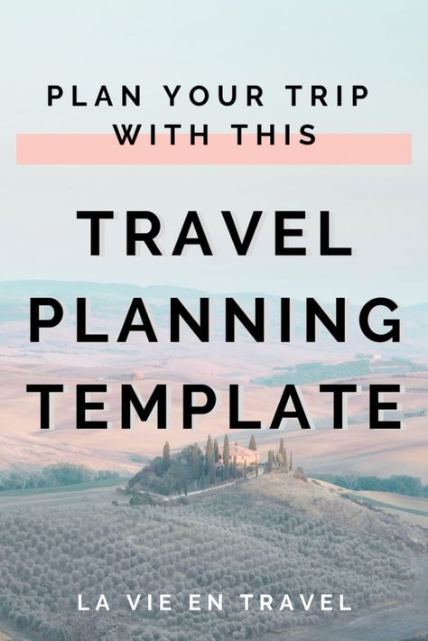 Looking for a fun itinerary template? Use this trip planning template - complete with a vacation activity planner - to plan the perfect vacation! Don't get stressed about planning you next vacation, use this tool to help you get started! #travelplanning #vacationplanner Travel Planning Template, Vacation Planning Printables, Trip Planning Template, Trip Planning Checklist, Activity Planner, Travel Tips And Tricks, Planning Template, Vacation Activities, Vacation Itinerary