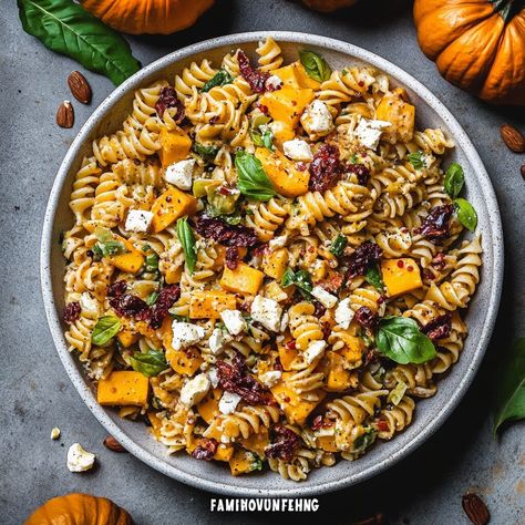 🍁🍂 This Fall Pumpkin Pasta Salad is bursting with seasonal flavors! A festive mix of pumpkin, pasta, and spices makes it the perfect autumn dish. Great for family gatherings or as a Thanksgiving side dish. #FallRecipes #PumpkinPasta #AutumnSalad #PastaSalad #ThanksgivingSides Pumpkin Pasta Salad, Fall Pasta Salad, Fall Pasta, Pumpkin Salad, Pumpkin Pasta, Thanksgiving Side Dish, Toasted Pumpkin Seeds, Autumn Salad, Fall Dishes