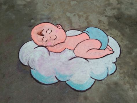 Rangoli Rangoli For Naming Ceremony, Name Ceremony Rangoli, Naming Ceremony Rangoli Designs, Baby Shower Rangoli Ideas, Welcome Baby Rangoli, Baby Welcome Rangoli, Baby Shower Rangoli Designs, Cartoon Rangoli Designs Diwali, Baby Shower Rangoli