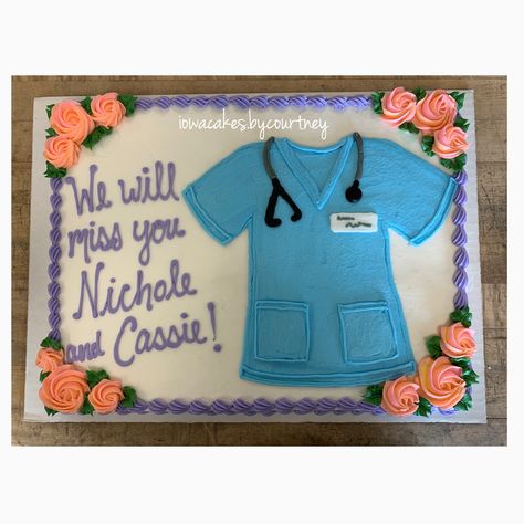 Sheet Cakes Decorated, Farewell Cake, Rectangular Cake, Retirement Cake, Cake Rolls, Cake Stuff, Sheet Cakes, Cupcake Decorating, Retirement Party