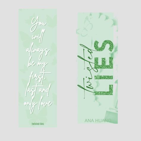 Book Mark Design Ideas Printable Bookmarks, Shatter Me Bookmarks Printable, Aesthetic Book Marks Printable, Twisted Series Bookmarks, Better Libro, Book Marks Printable, School Memories Scrapbook, Ya Book Covers, Bookmark Printable