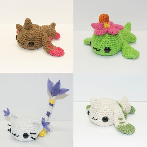 Pokemon Crochet Pattern, Crochet Pokemon, Crochet Geek, Kawaii Crochet, Fun Crochet Projects, Diy Crochet Projects, Crochet Dolls, Crochet Animals, Crochet Doll