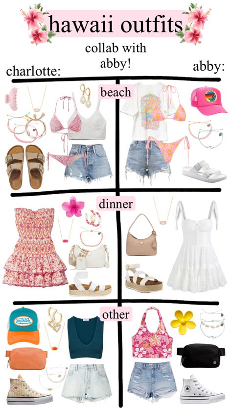 Hawaii Outfits Dinner, Hawaii Outfits Preppy, Hawaii Vacation Outfit Ideas, Preppy Mexico Outfits, Hawaii Outfit Inspo 2023, What To Wear To An Outdoor Party, Preppy Hawaii Outfits, Outfit Ideas Hawaii, Hawaii Spring Break Outfits