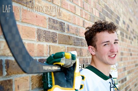 Senior Picture Ideas For Hockey Players, Hockey Pictures Ideas, Hockey Senior Photos, Hockey Senior Pictures Boys, Hockey Senior Pictures, Winter Senior Pictures, Boys Hockey, Line Photography, Senior Photos Boys